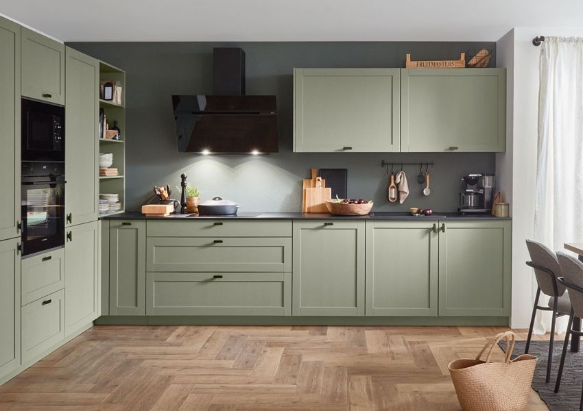 Keuken met paneelfront